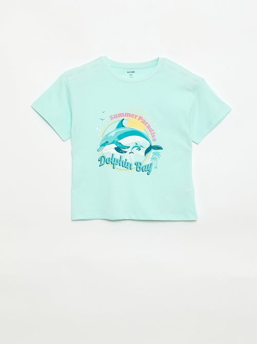 T-shirt imprimé fantaisie - Kiabi