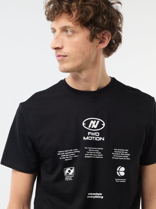 T-shirt imprimé fantaisie - Kiabi