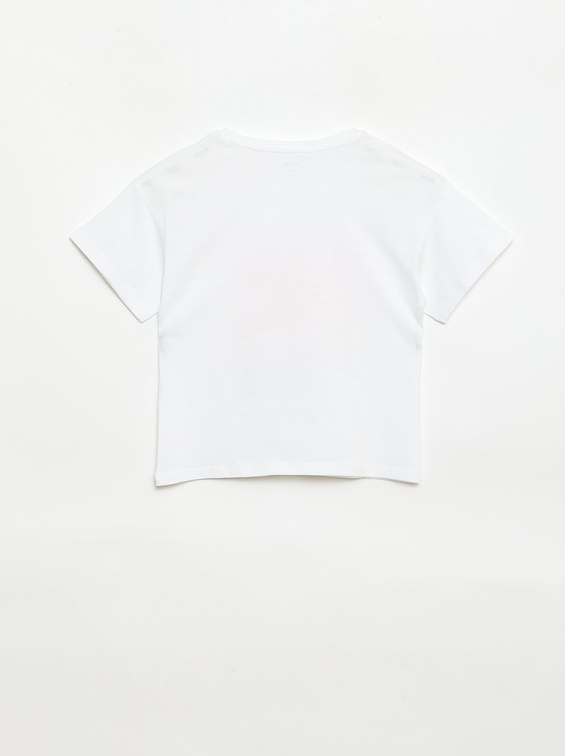 T-shirt imprimé fantaisie Orange - Kiabi