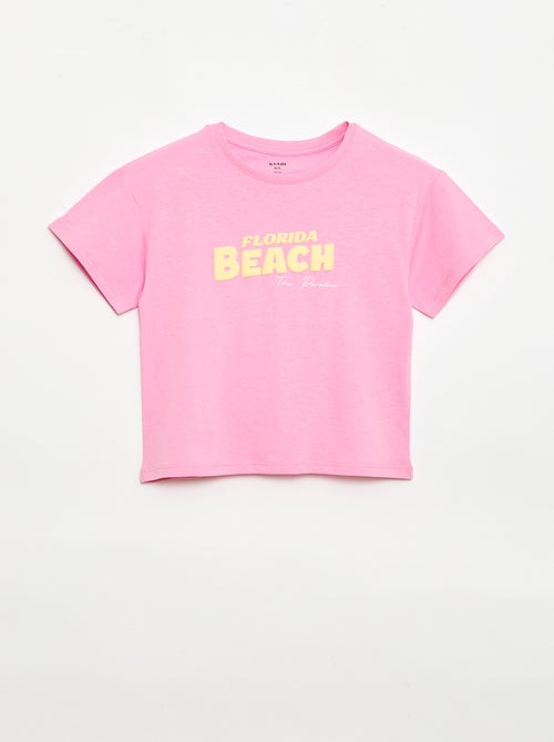 T-shirt imprimé fantaisie - Kiabi