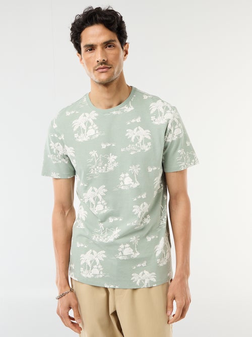 T-shirt imprimé fantaisie - Kiabi