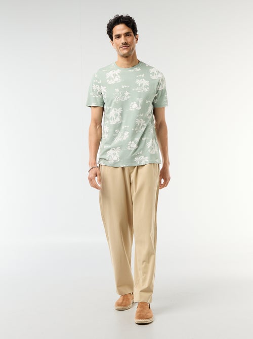 T-shirt imprimé fantaisie - Kiabi