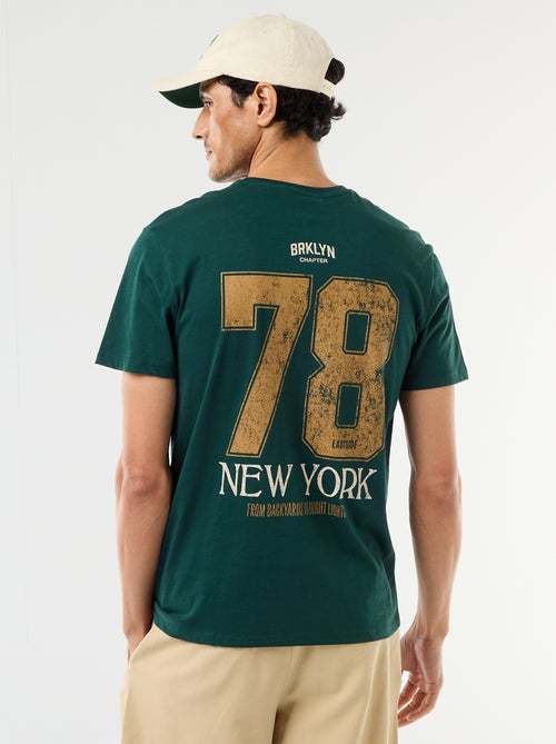 T-shirt imprimé fantaisie - Kiabi