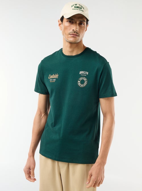 T-shirt imprimé fantaisie - Kiabi