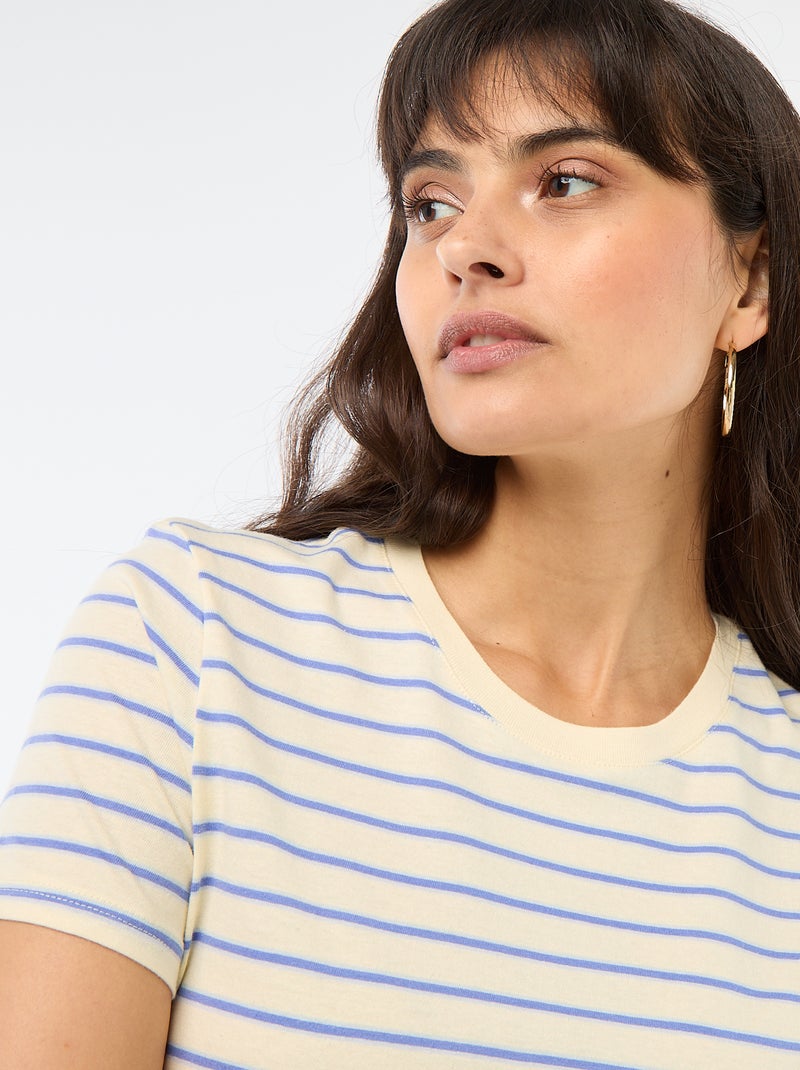 T-shirt imprimé Jaune - Kiabi