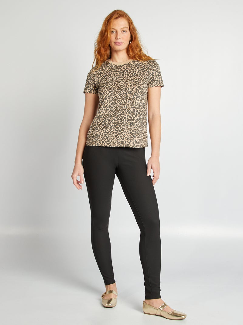 T-shirt imprimé Leopard - Kiabi