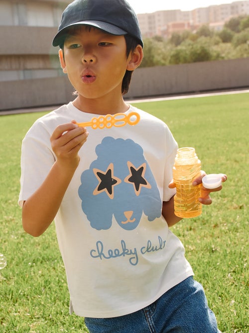 T-shirt imprimé manches courtes  - Grafik Edition - Kiabi