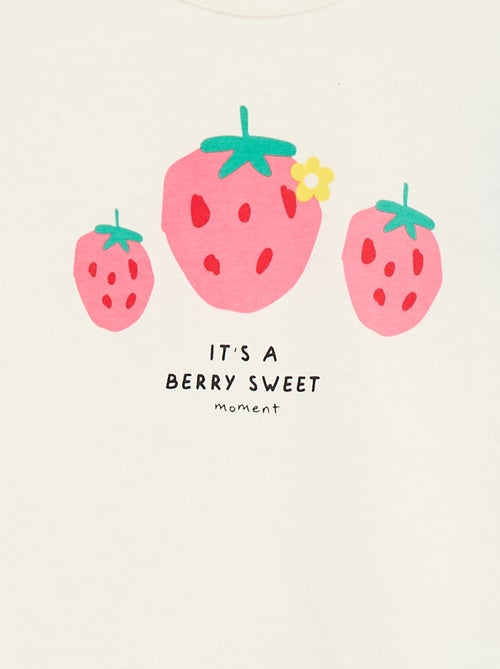 T-shirt imprimé manches longues - Kiabi