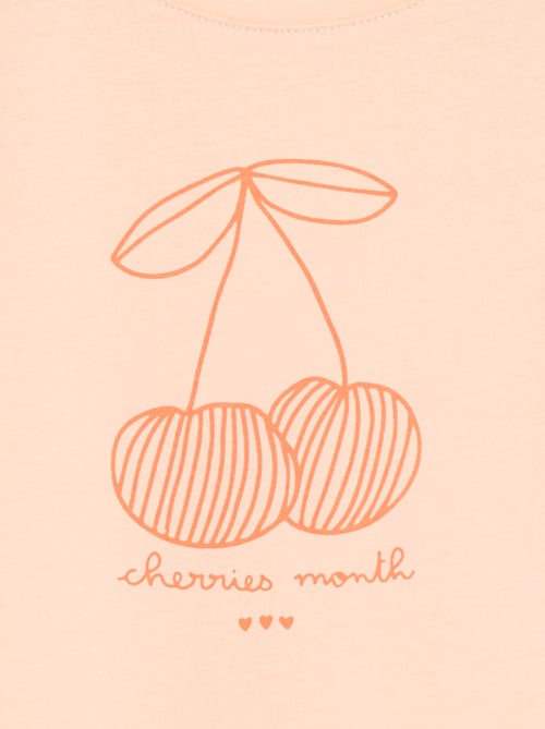 T-shirt imprimé message à manches courtes - Kiabi