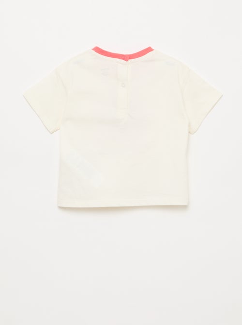 T-shirt imprimé 'Mickey' à manches courtes - Kiabi