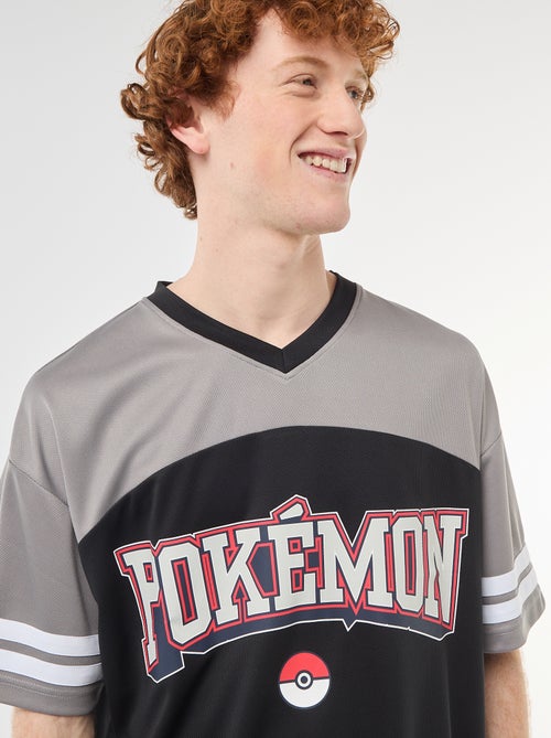 T-shirt imprimé 'Pokémon' col V - Kiabi