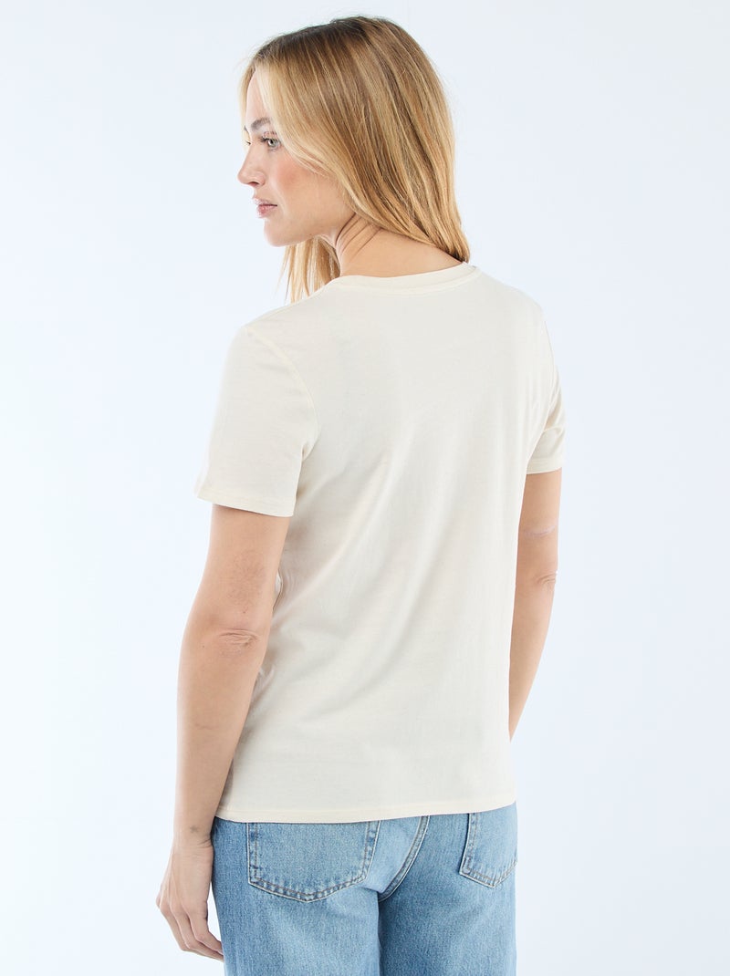 T-shirt imprimé Vert - Kiabi