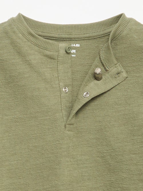 T-shirt in Baby Terry a maniche lunghe - Kiabi