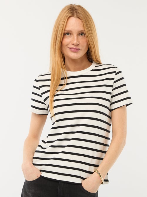 T-shirt in cotone spesso - Kiabi T-shirt in cotone spesso - Kiabi