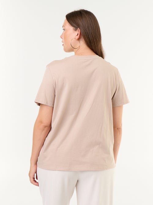 T-shirt in jersey a maniche corte - Kiabi