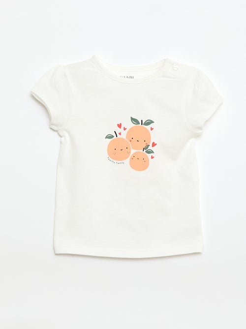 T-shirt in jersey a maniche corte - Kiabi