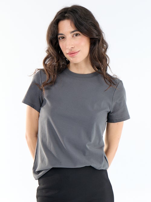 T-shirt in jersey a maniche corte - Kiabi