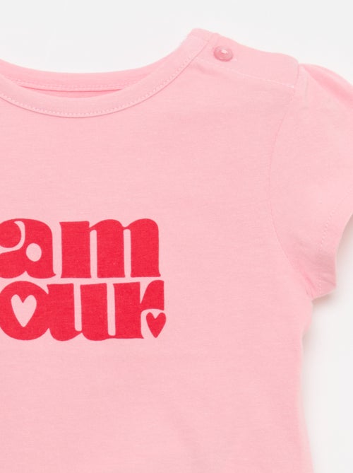 T-shirt in jersey a maniche corte - Kiabi