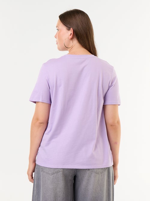 T-shirt in jersey a maniche corte - Kiabi