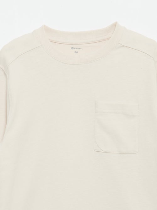 T-shirt in jersey a maniche lunghe - Kiabi T-shirt in jersey a maniche lunghe - Kiabi