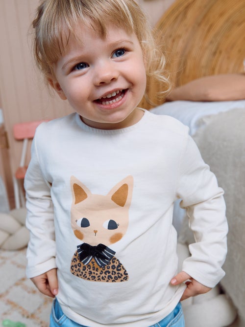 T-shirt in jersey a maniche lunghe - Kiabi