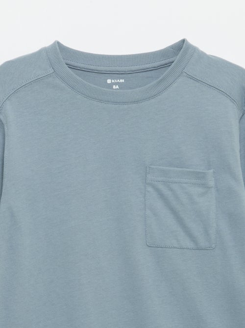 T-shirt in jersey a maniche lunghe - Kiabi
