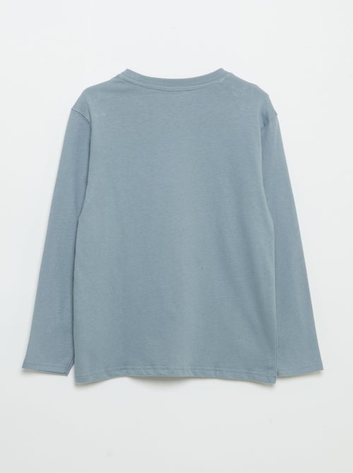 T-shirt in jersey a maniche lunghe - Kiabi