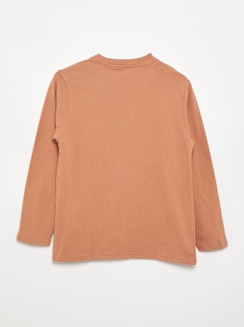 T-shirt in jersey a maniche lunghe - Kiabi
