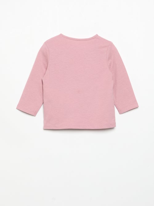 T-shirt in jersey a maniche lunghe - Kiabi