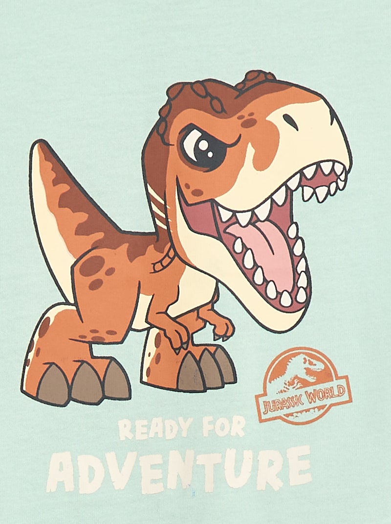 T-shirt in jersey con stampa 'Jurassic World' Verde - Kiabi