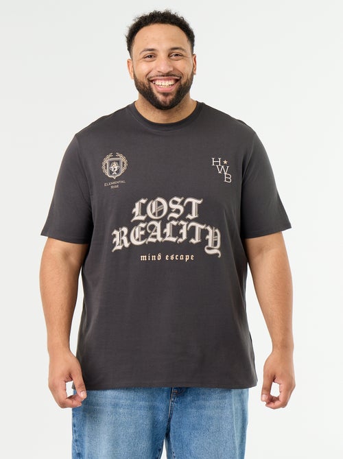 T-shirt in jersey stampato a maniche corte - Kiabi