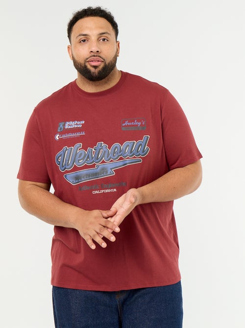 T-shirt in jersey stampato a maniche corte - Kiabi