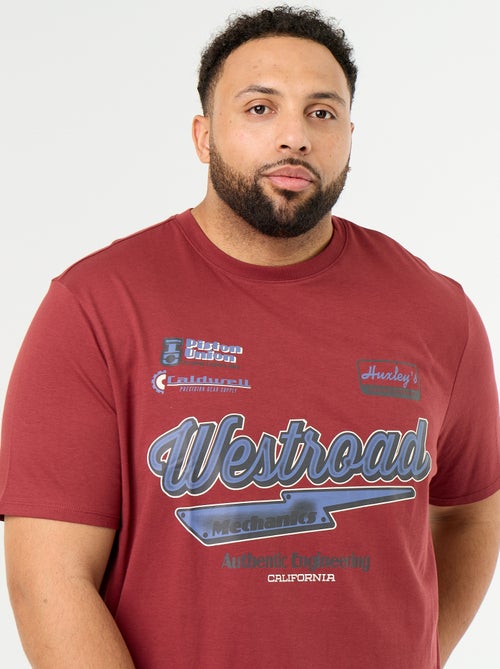 T-shirt in jersey stampato a maniche corte - Kiabi