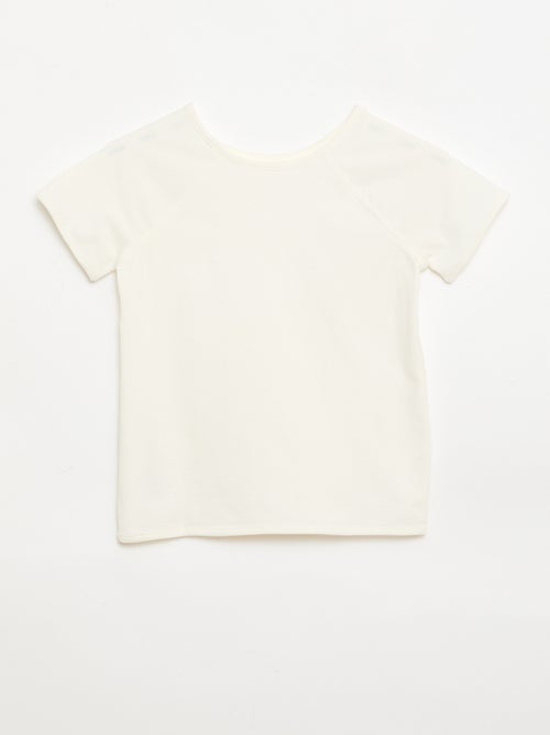 T-shirt in jersey tinta unita - Collezione facile da indossare - Kiabi