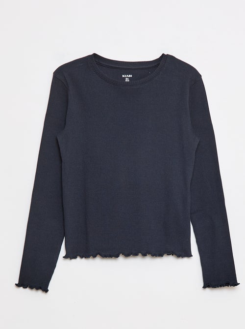 T-shirt in maglia a coste - Kiabi T-shirt in maglia a coste - Kiabi