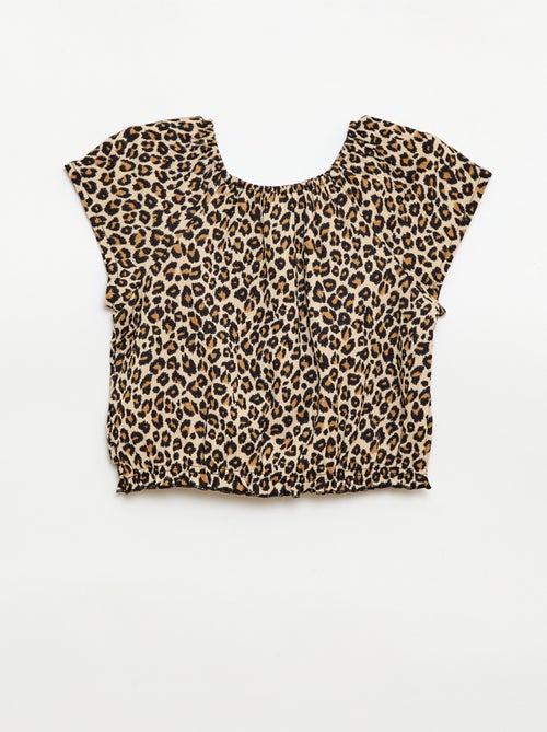 T-shirt in maglia stretch - Kiabi