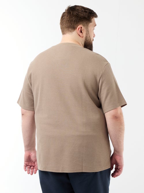 T-shirt in piqué a maniche corte - Kiabi