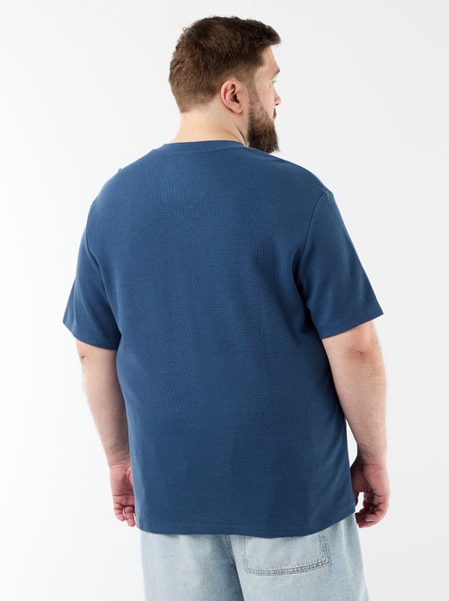 T-shirt in piqué a maniche corte - Kiabi