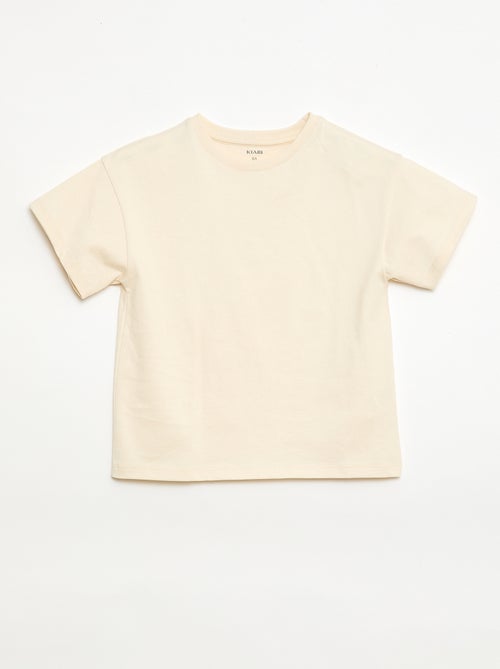 T-shirt in Tough Cotton a maniche corte - Kiabi