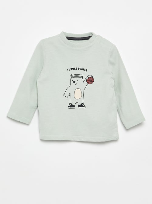 T-shirt + Jogging Bottoms Set - 2-piece - Kiabi