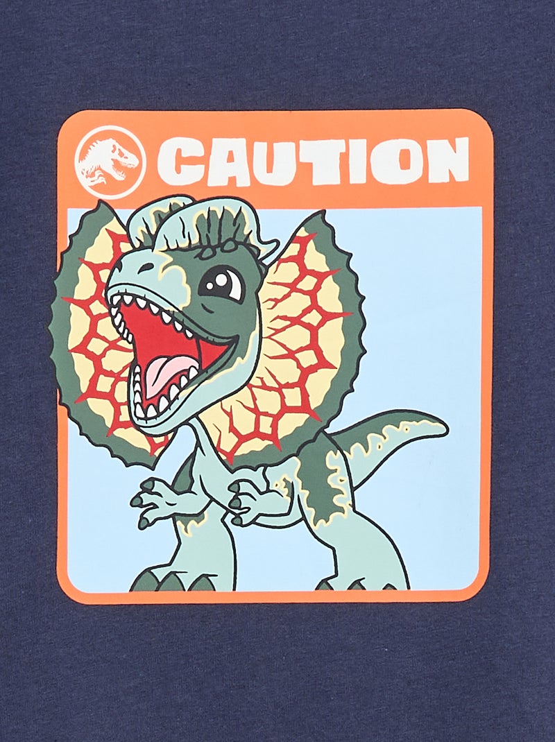 T-shirt 'Jurassic World' à manches courtes Bleu - Kiabi