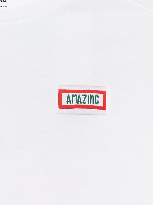 T-shirt loose à manches courtes - Kiabi