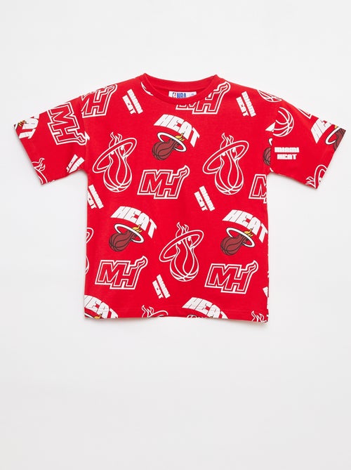 T-shirt loose à manches courtes 'NBA' - Kiabi