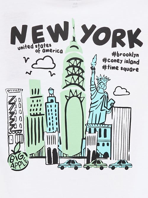 T-shirt loose avec poche poitrine - Kiabi