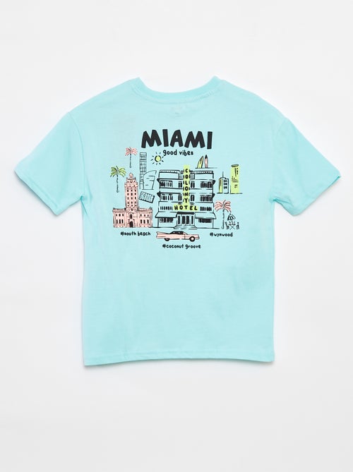 T-shirt loose avec poche poitrine - Kiabi