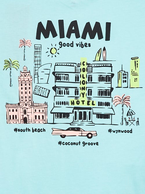 T-shirt loose avec poche poitrine - Kiabi