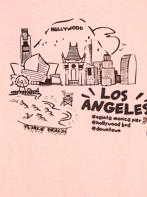 T-shirt loose avec poche poitrine - Kiabi