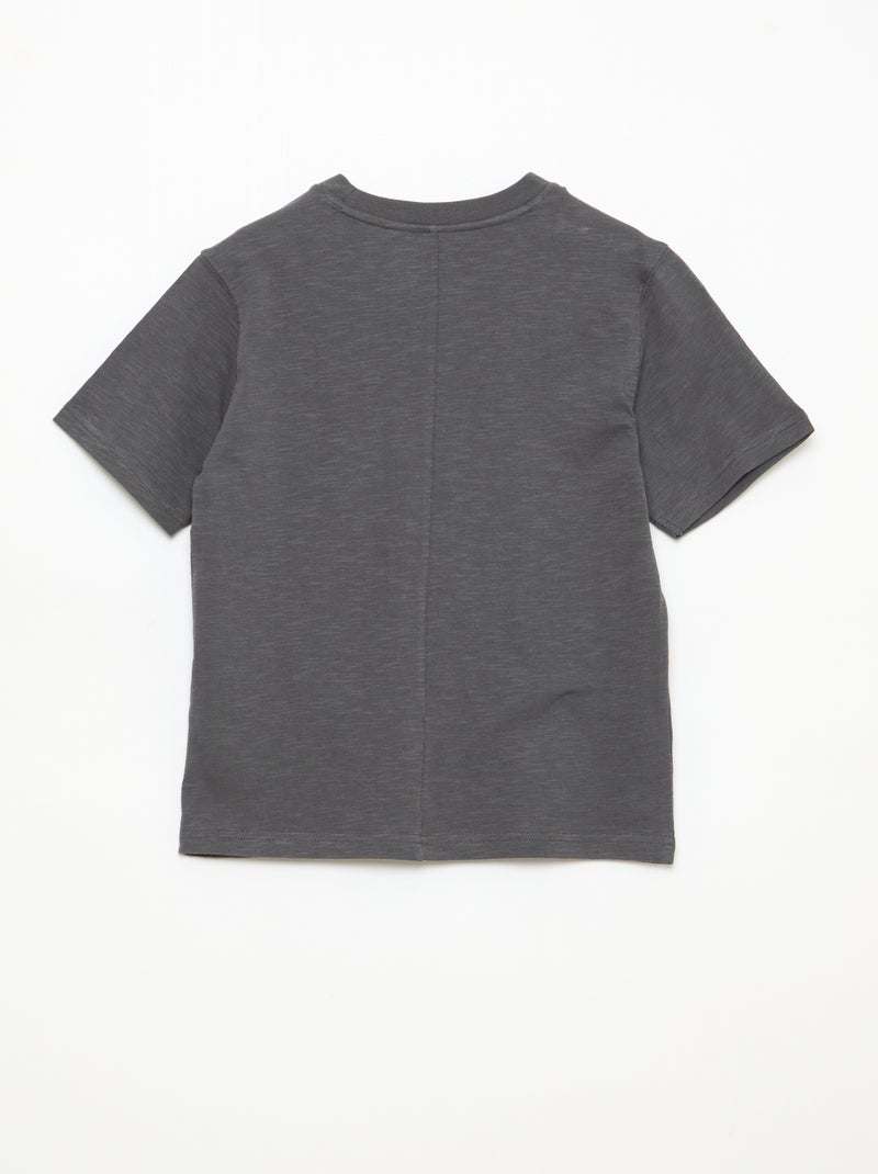 T-shirt loose Gris - Kiabi
