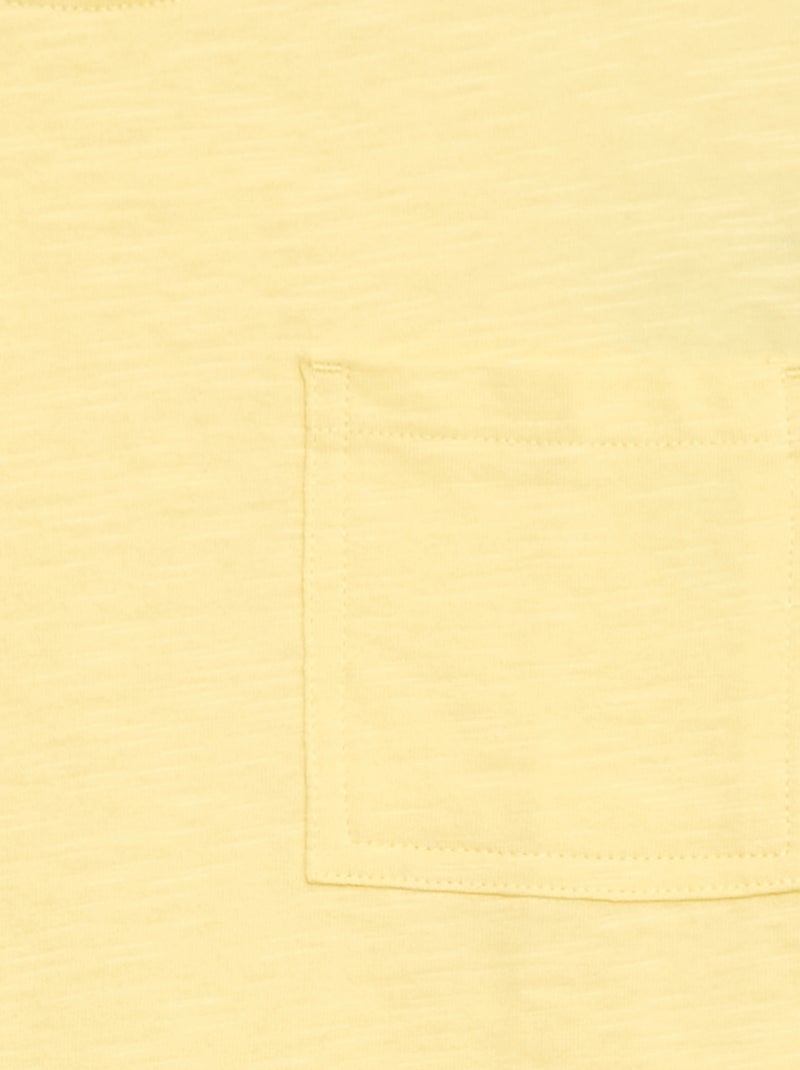 T-shirt loose Jaune - Kiabi