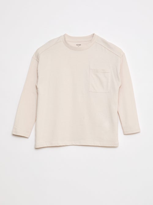 T-shirt loose uni - Kiabi